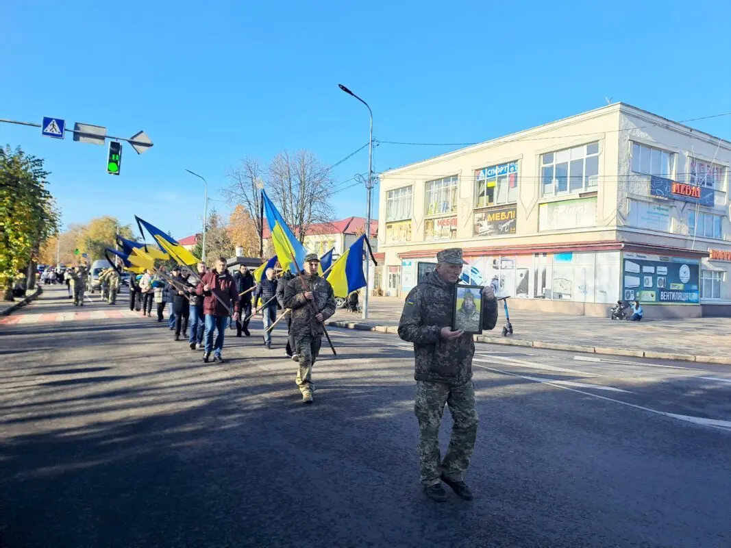 Ковель прощається з воїном Олександром Козаком