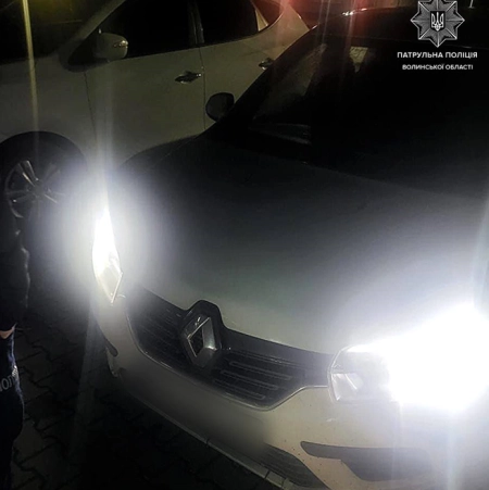 У Луцьку п’яного водія затримали під час комендантської години