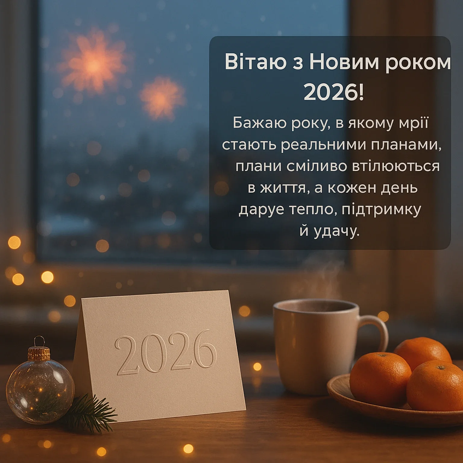 Привітання з новим роком 2026