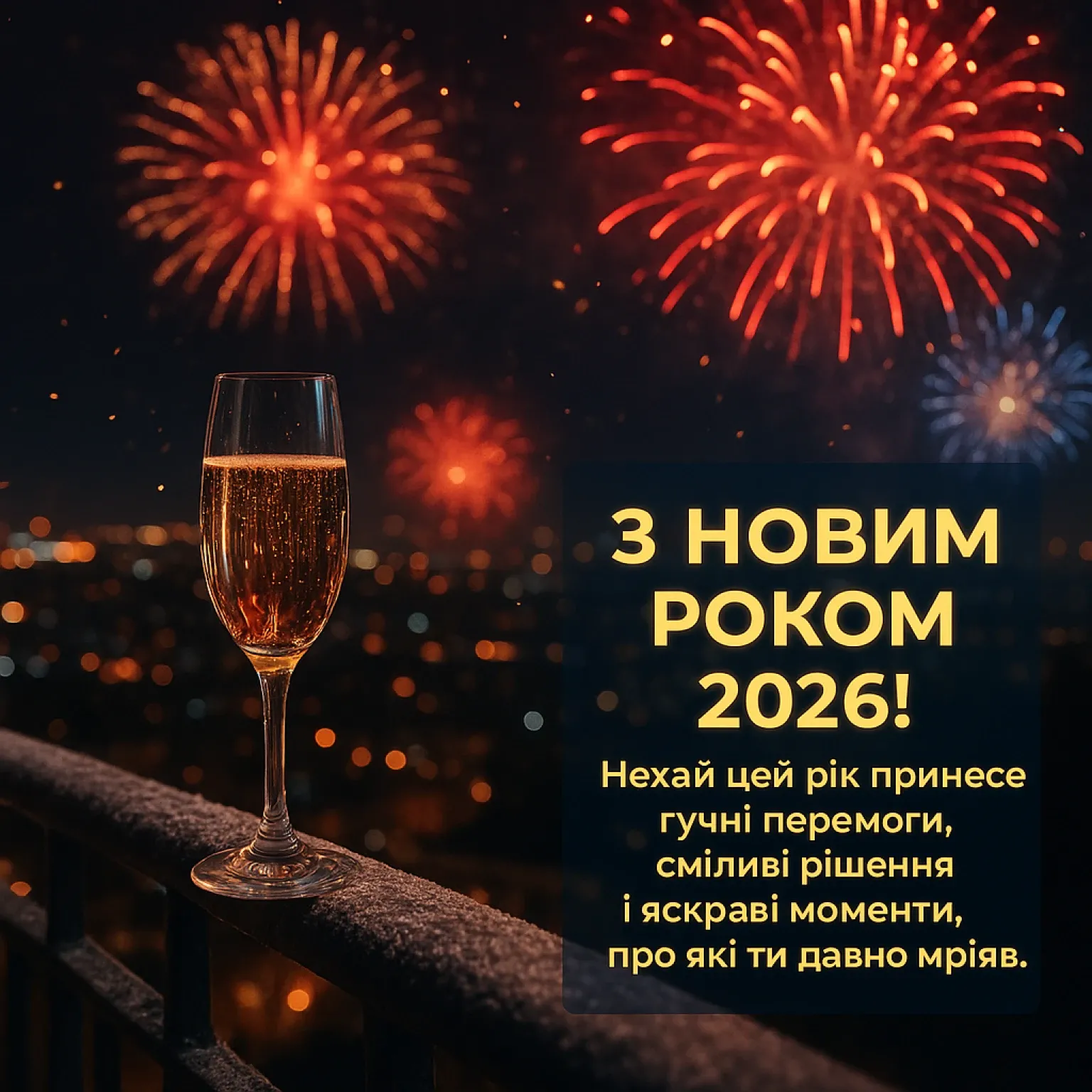 Привітання з новим роком 2026