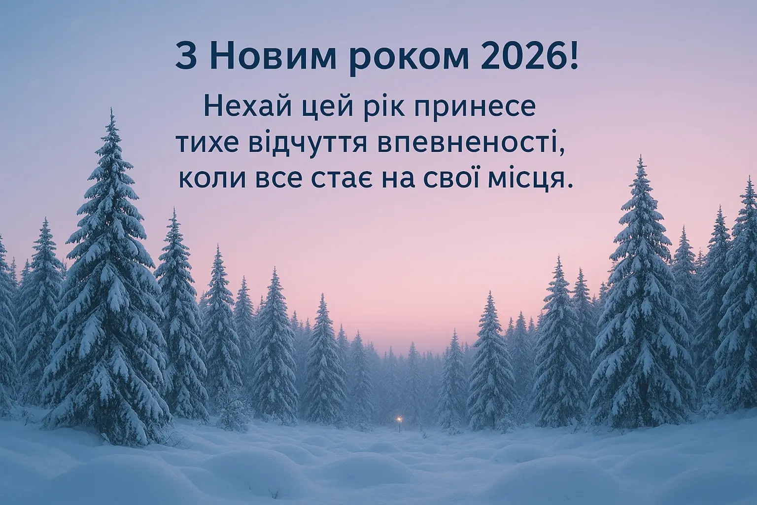 Привітання з новим роком 2026