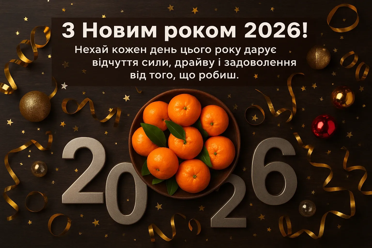 Привітання з новим роком 2026