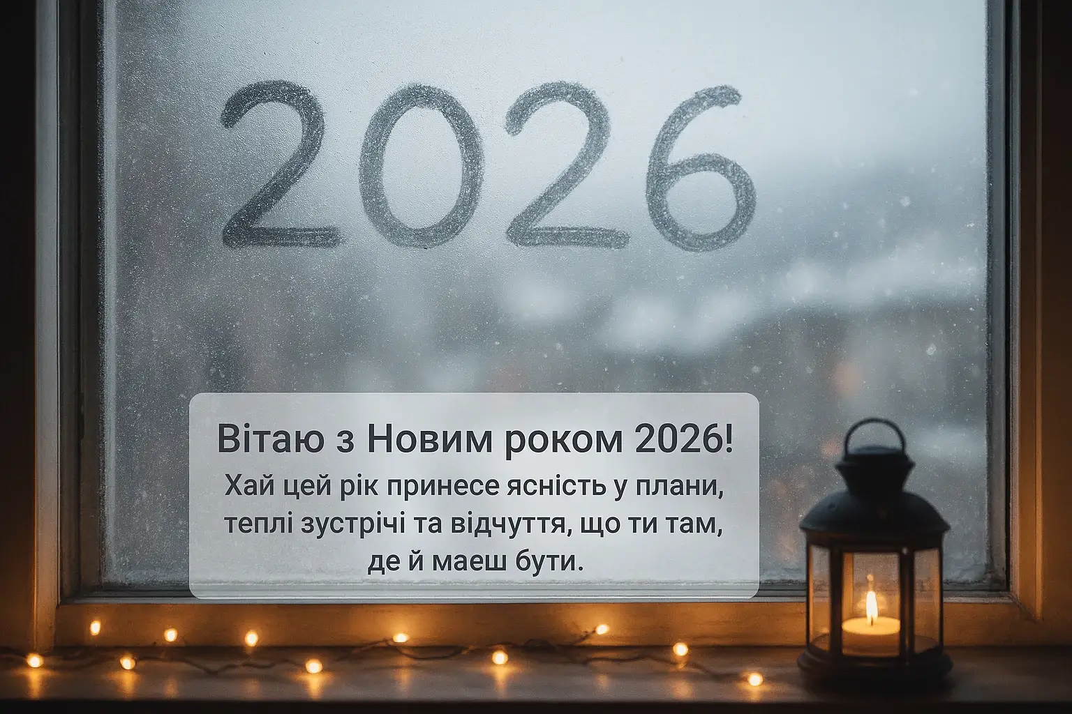 Привітання з новим роком 2026