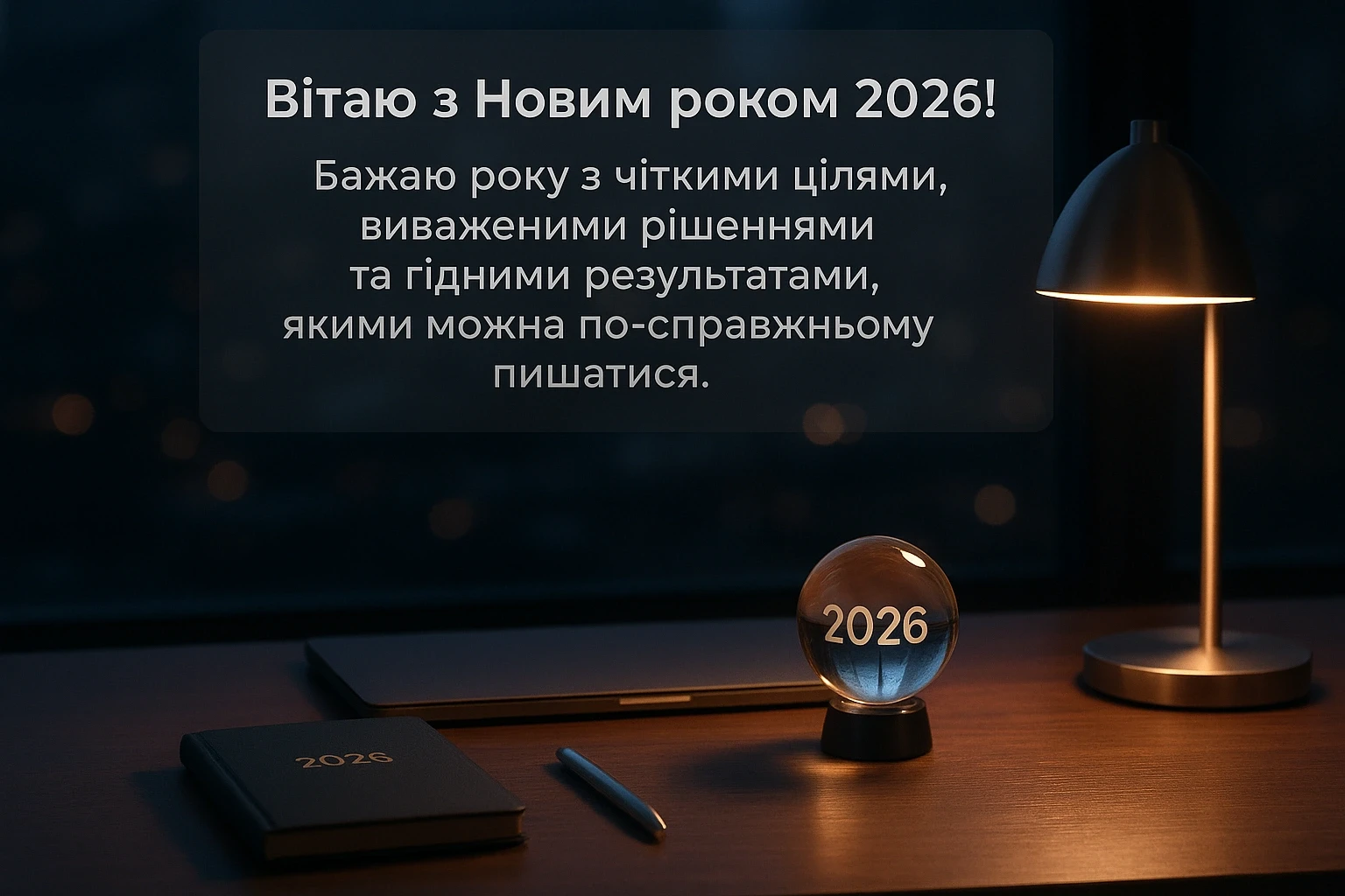 Привітання з новим роком 2026