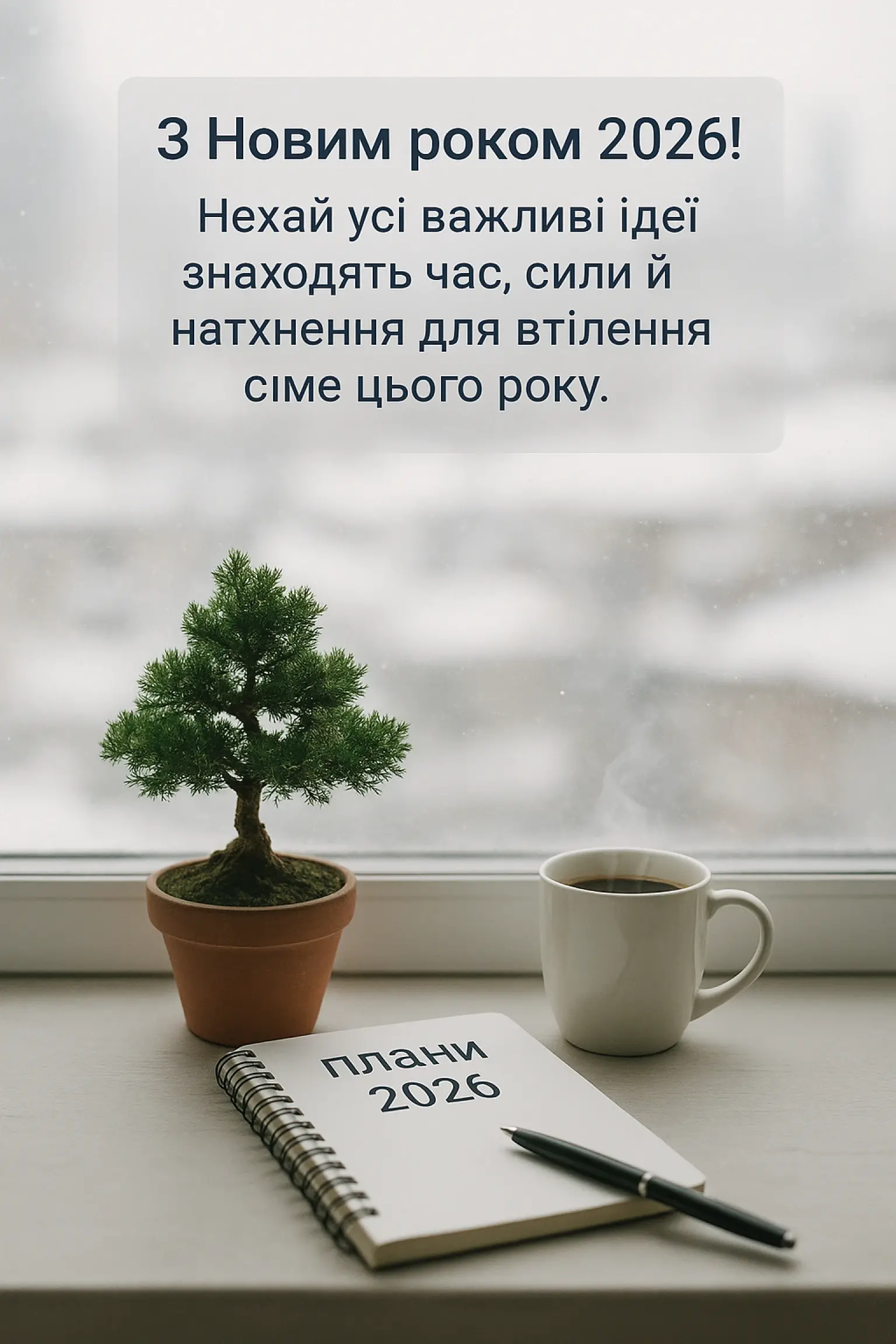 Привітання з новим роком 2026
