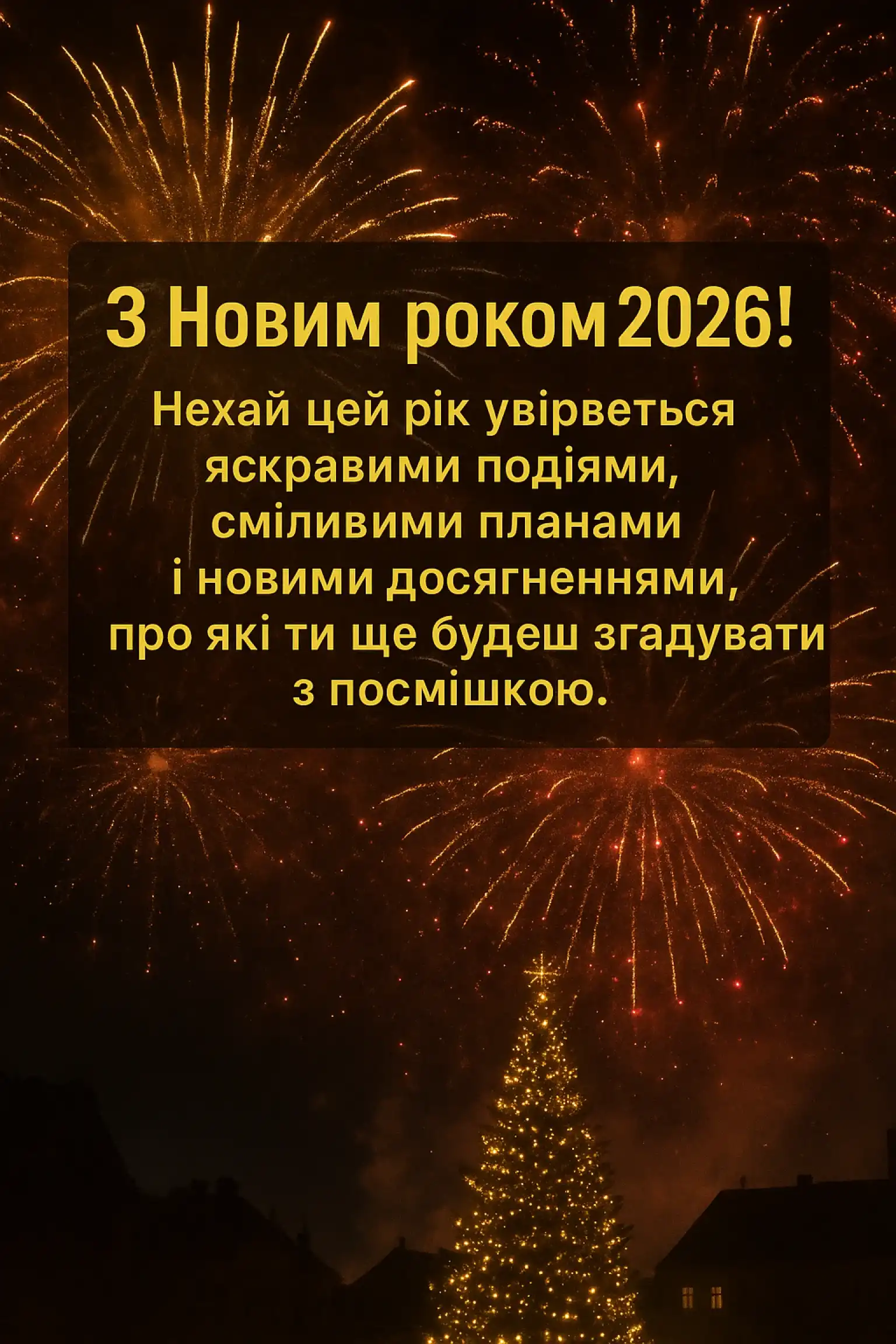 Привітання з новим роком 2026