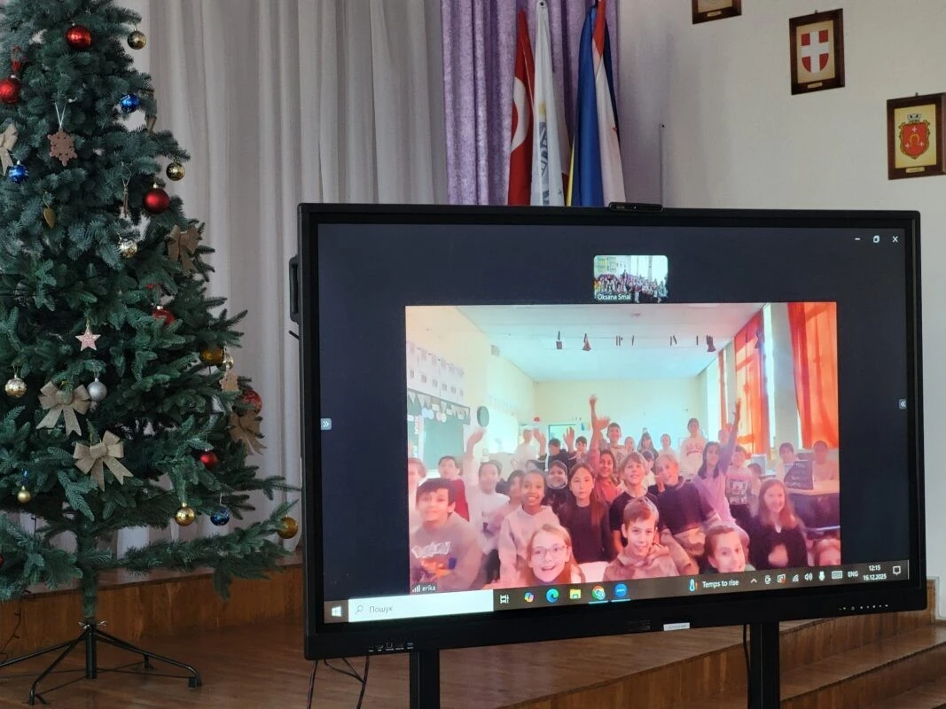 Ковельські школярі налагоджують дружбу з німецькими однолітками через Різдво