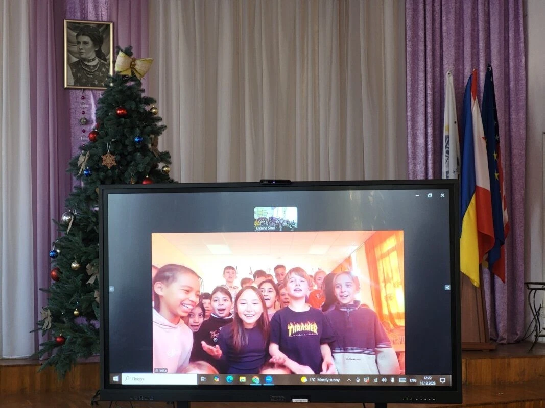 Ковельські школярі налагоджують дружбу з німецькими однолітками через Різдво