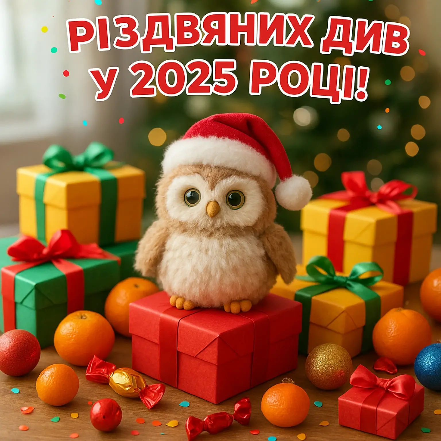 Привітання з різдвом 2025