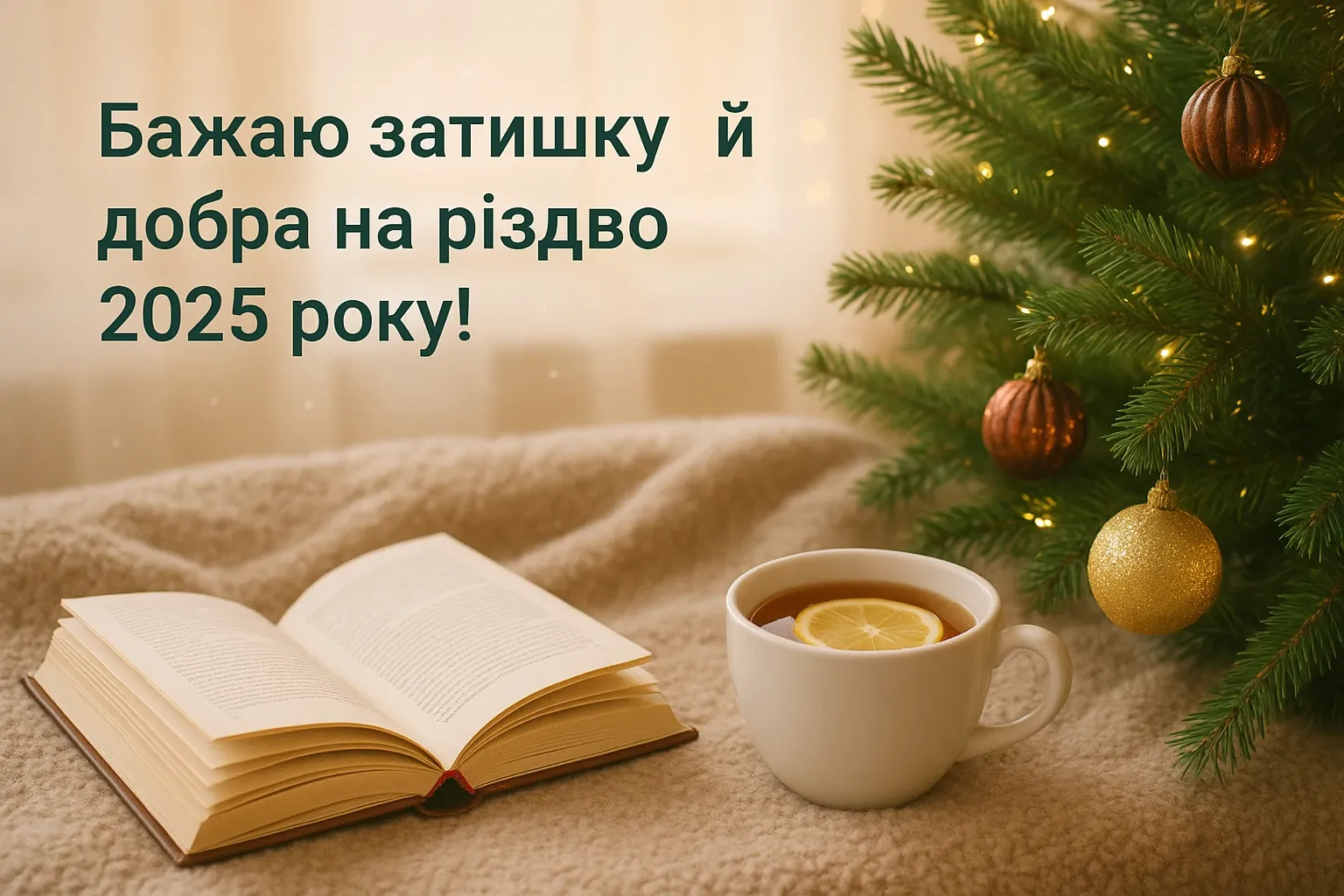 Привітання з різдвом 2025