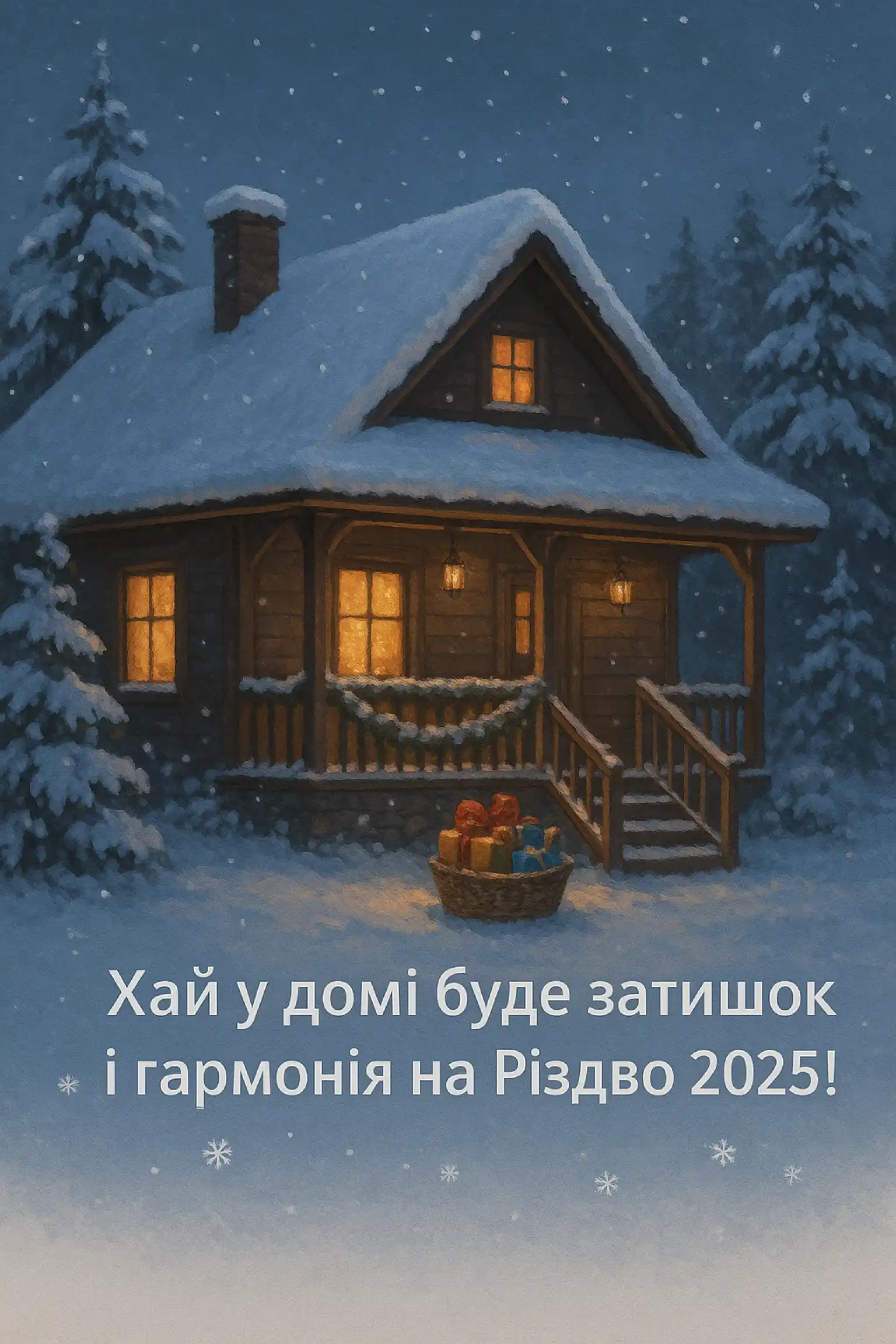 Привітання з різдвом 2025