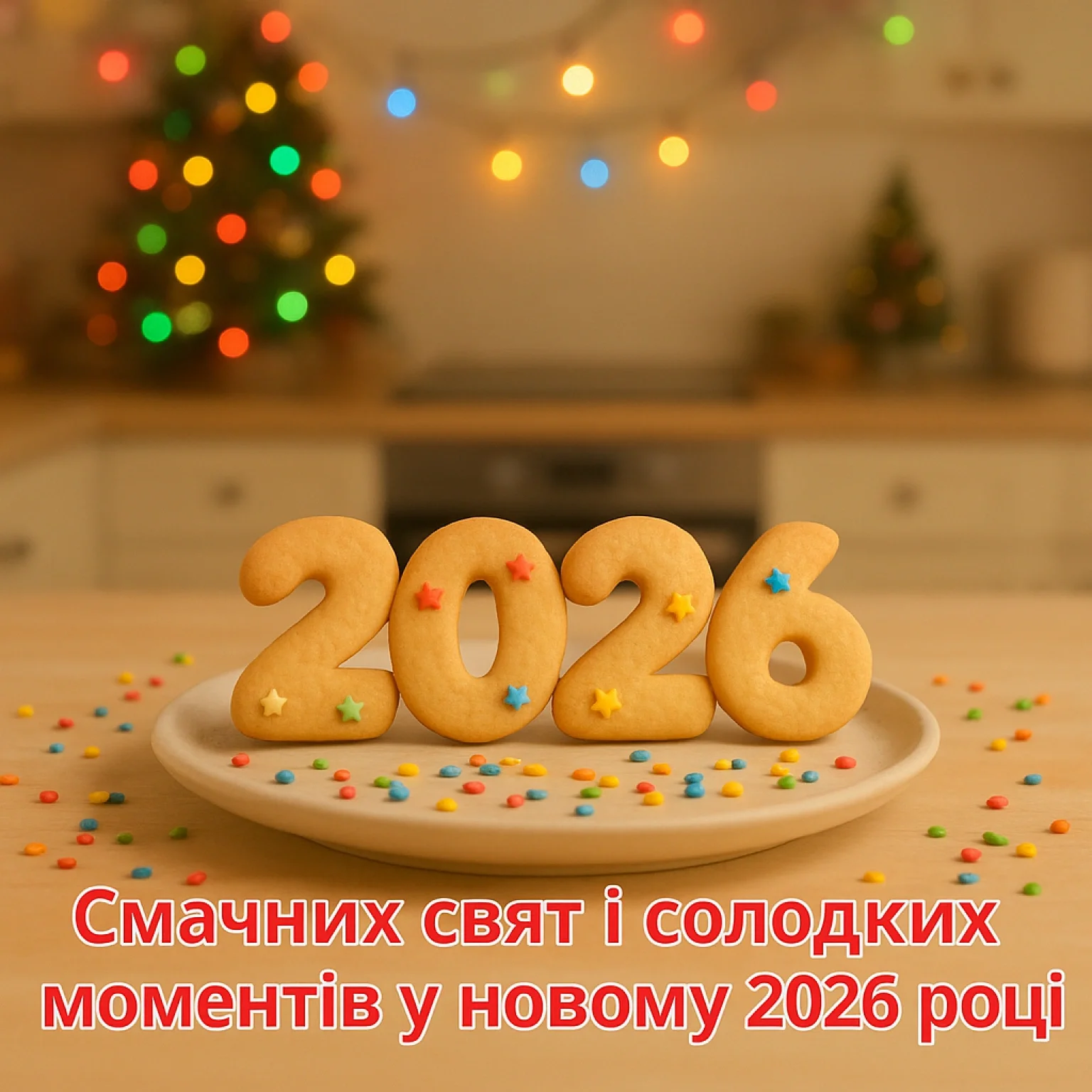 Привітання з прийдешнім новим роком 2026
