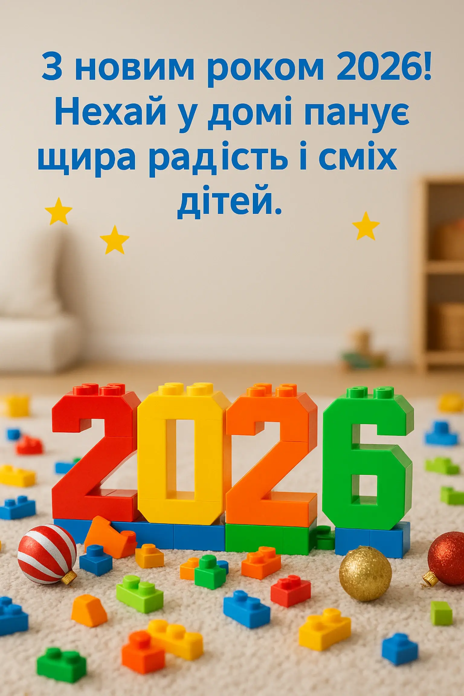 Привітання з прийдешнім новим роком 2026