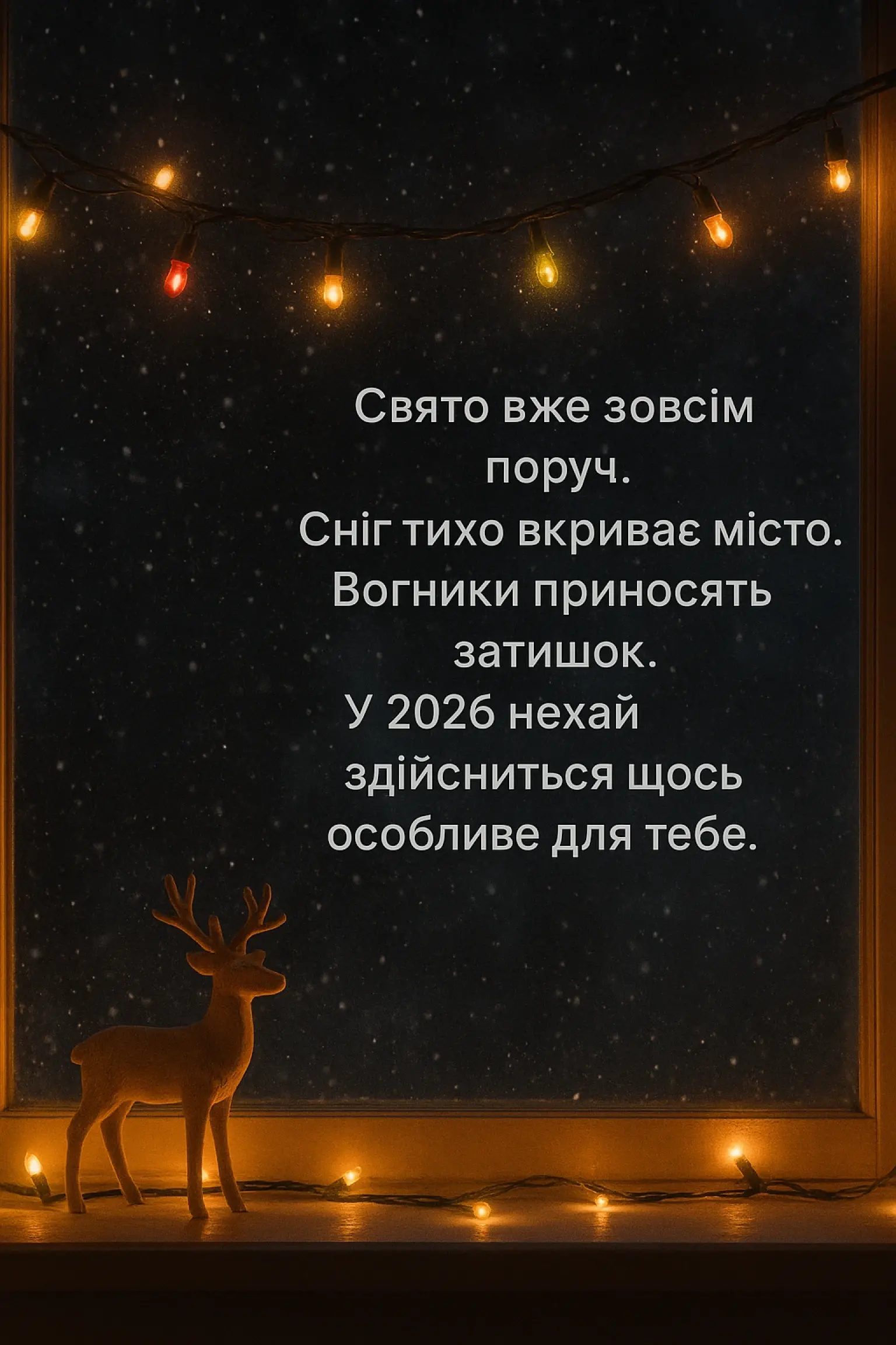 Привітання з прийдешнім новим роком 2026