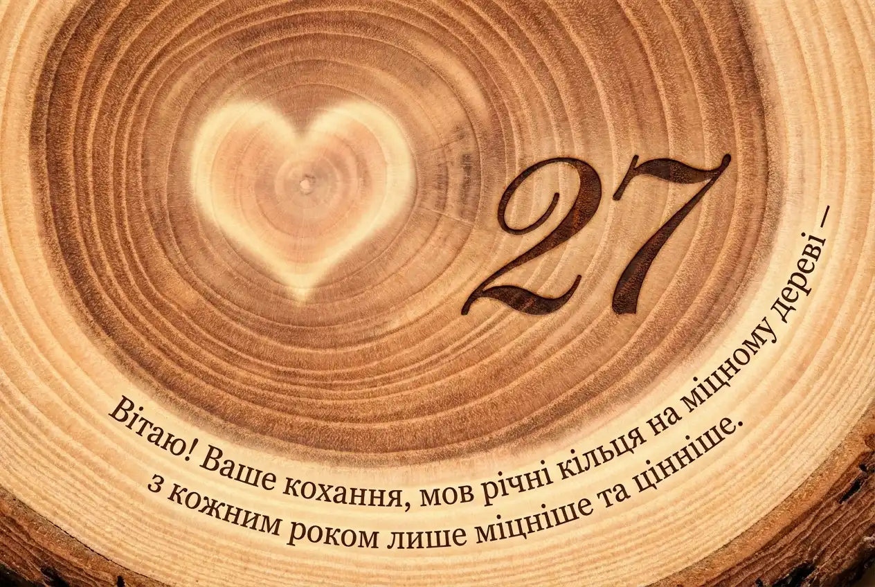 27 років весілля