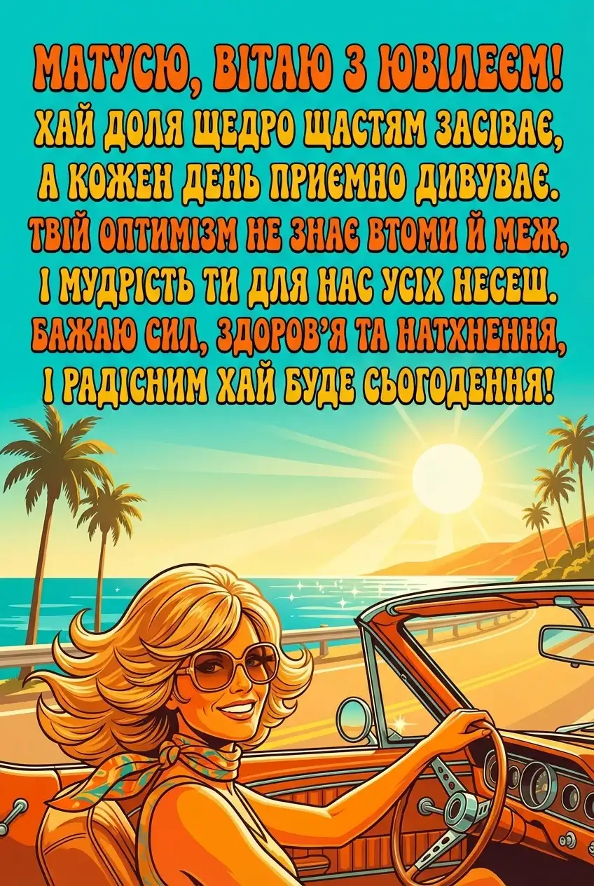 вітання мамі з ювілеєм 70 років