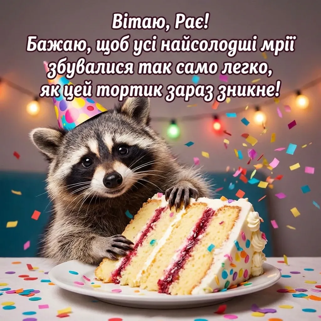 з днем народження Рая