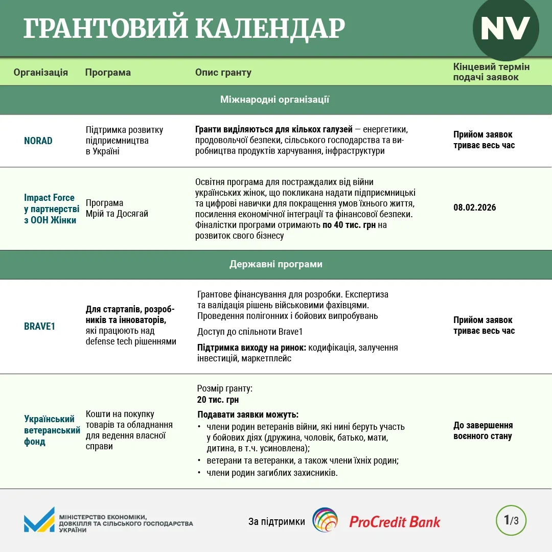 Фінансовий трамплін: які грантові програми доступні для українського бізнесу вже зараз