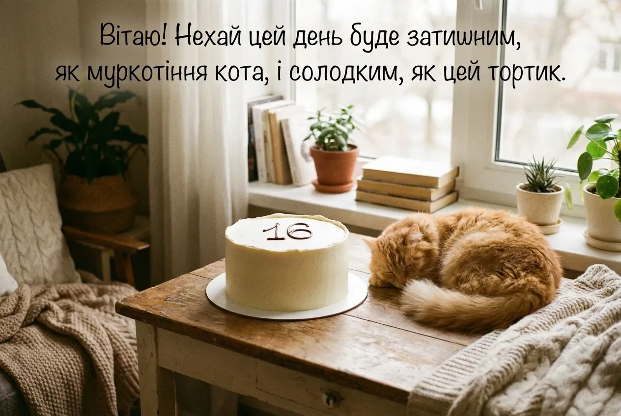 привітання з днем народження на 16 років