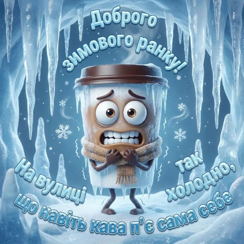 Доброго зимового ранку: найкращі картинки та душевні привітання для гарного настрою