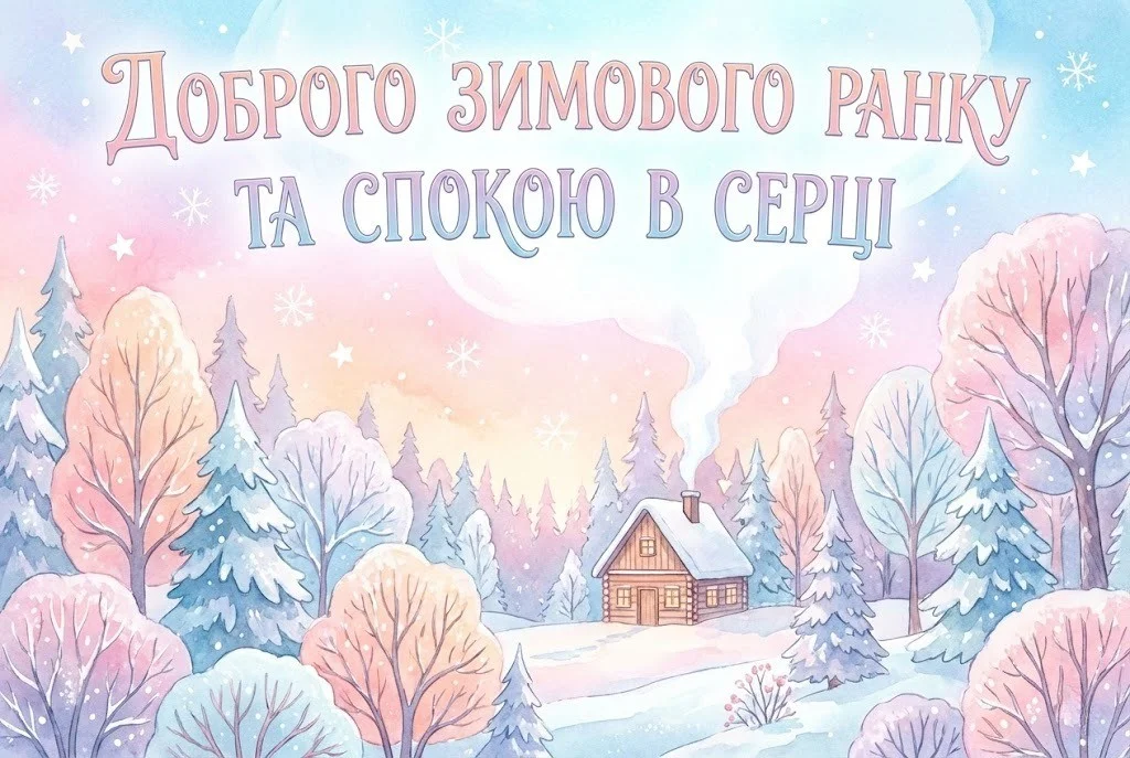 Доброго зимового ранку: найкращі картинки та душевні привітання для гарного настрою