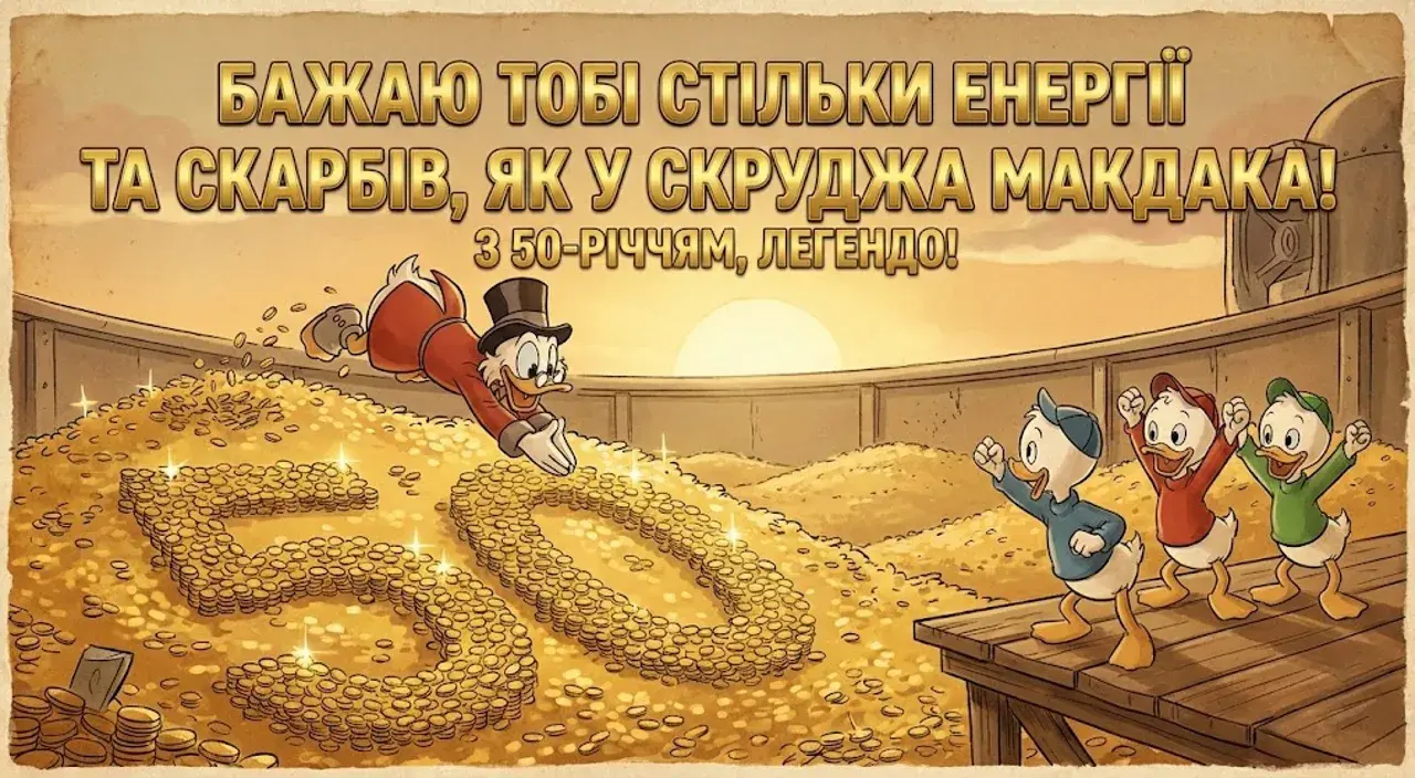 Привітання до картинок з ювілеєм на 50 років