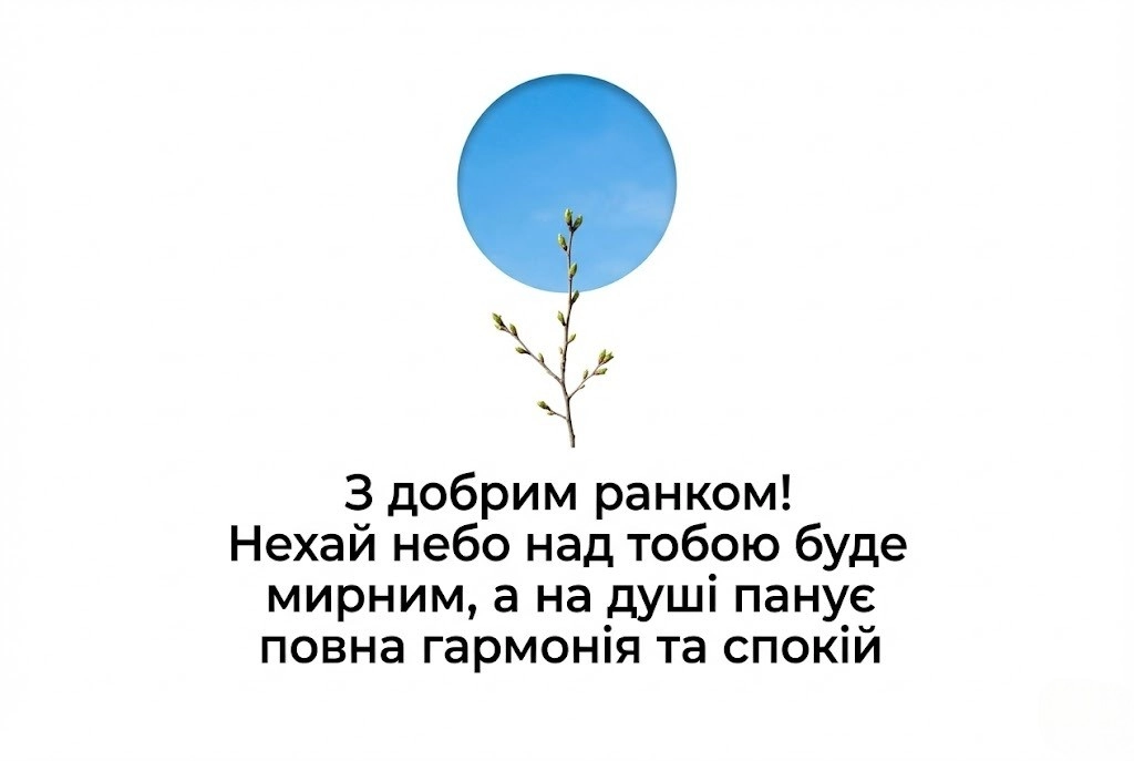 Доброго ранку, мирного неба: надихаючі картинки та найтепліші побажання
