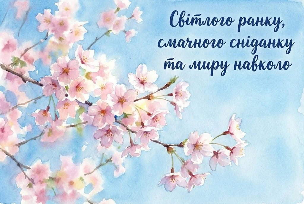 Доброго ранку, мирного неба: надихаючі картинки та найтепліші побажання