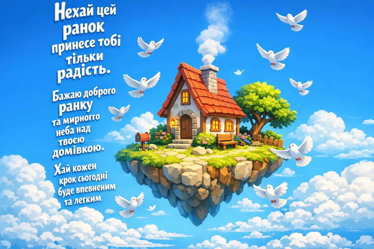 Доброго ранку, мирного неба: надихаючі картинки та найтепліші побажання