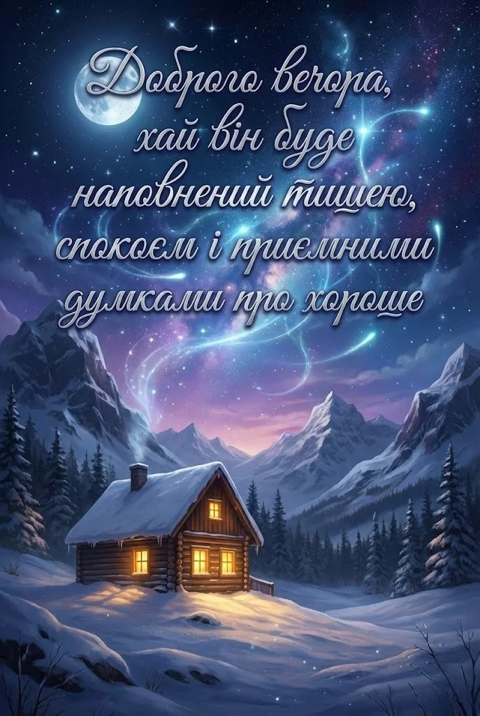 Картинки доброго вечора: душевні листівки та прикольні привітання для затишного відпочинку