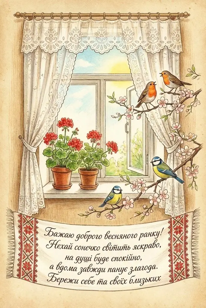 Надихаючі картинки доброго весняного ранку та найтепліші побажання для чудового настрою