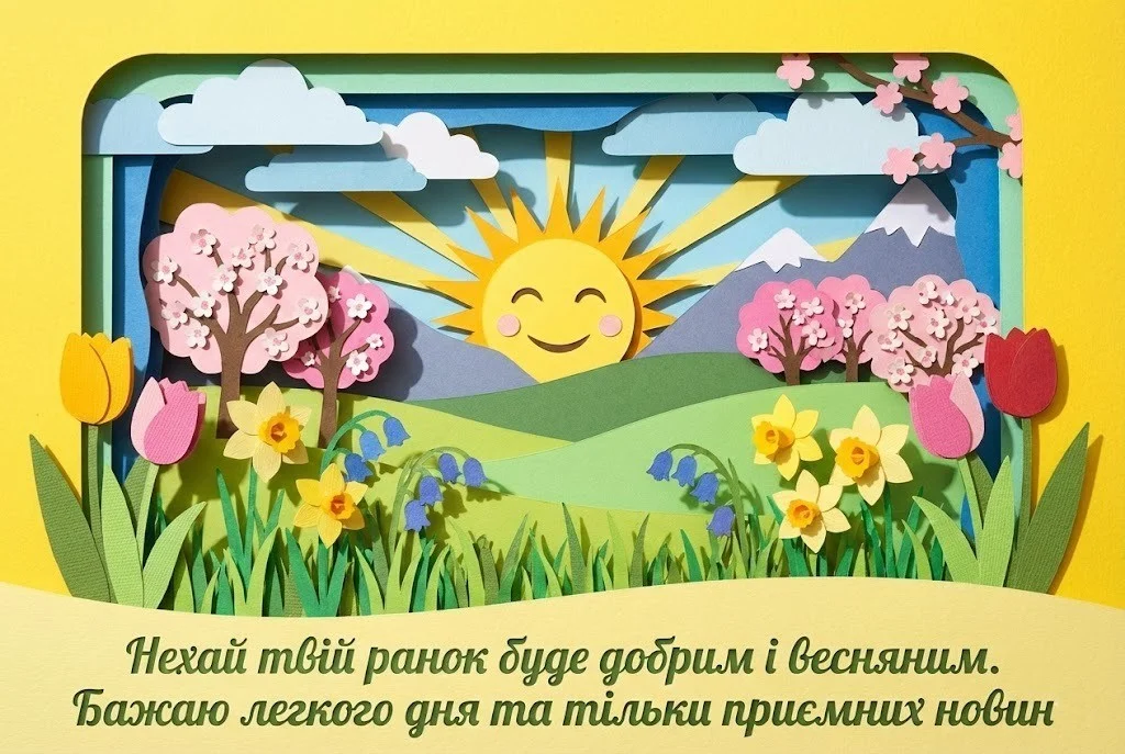 Надихаючі картинки доброго весняного ранку та найтепліші побажання для чудового настрою