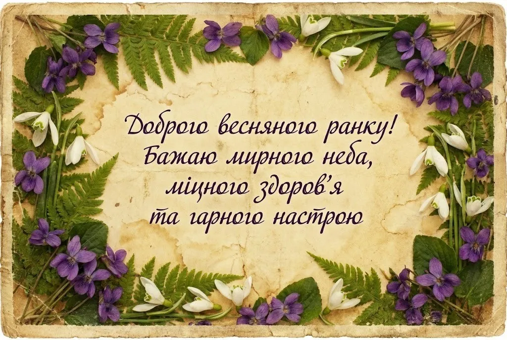 Надихаючі картинки доброго весняного ранку та найтепліші побажання для чудового настрою
