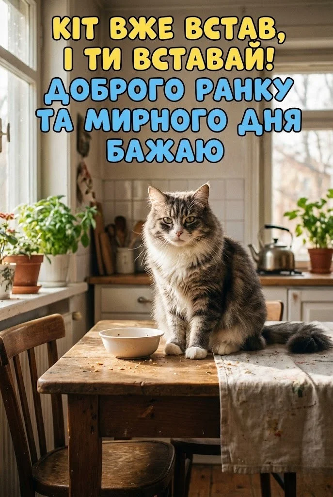 Доброго ранку та мирного дня: найкращі картинки та душевні побажання