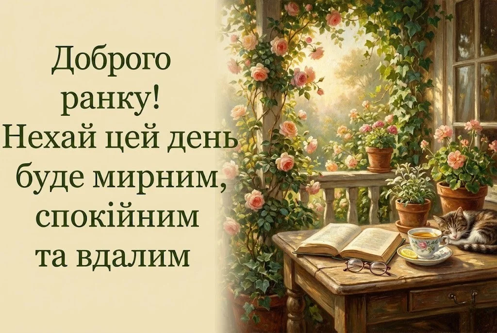 Доброго ранку та мирного дня: найкращі картинки та душевні побажання