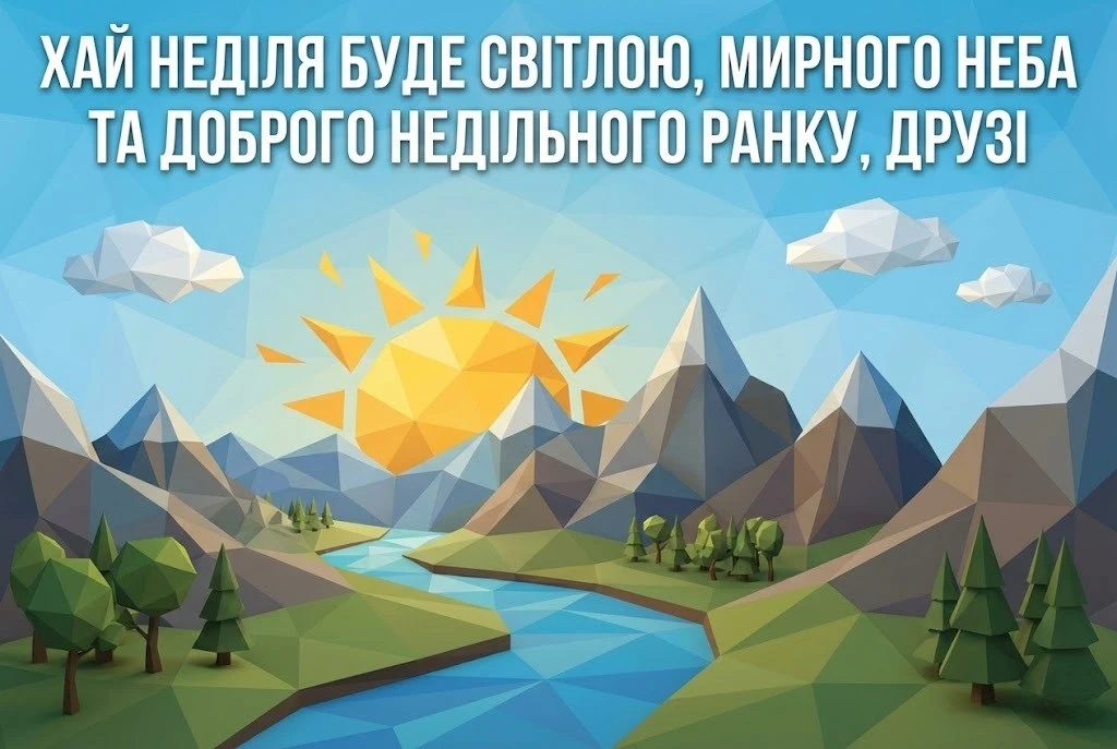Доброго недільного ранку, мирного неба: надихаючі картинки та найтепліші листівки для близьких