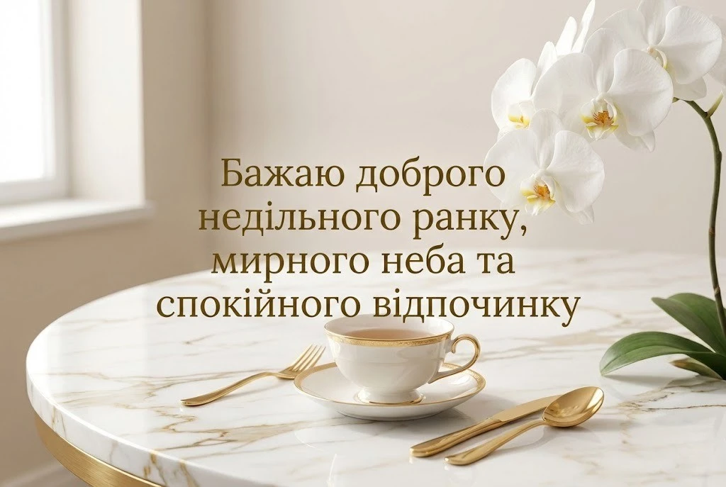 Доброго недільного ранку, мирного неба: надихаючі картинки та найтепліші листівки для близьких