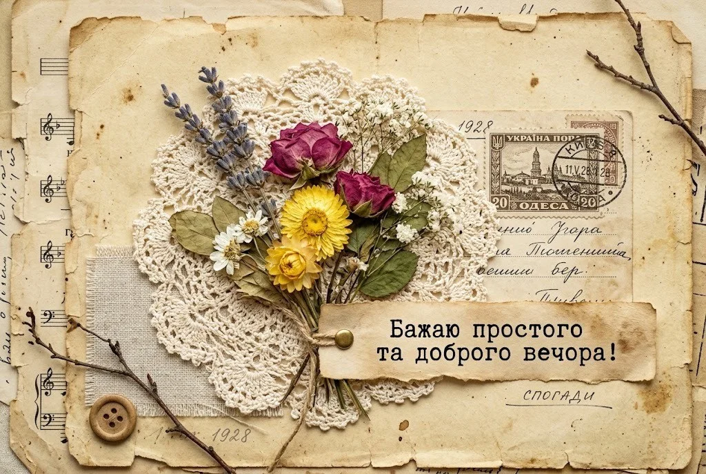 Доброго мирного вечора: картинки та щирі побажання для затишного настрою