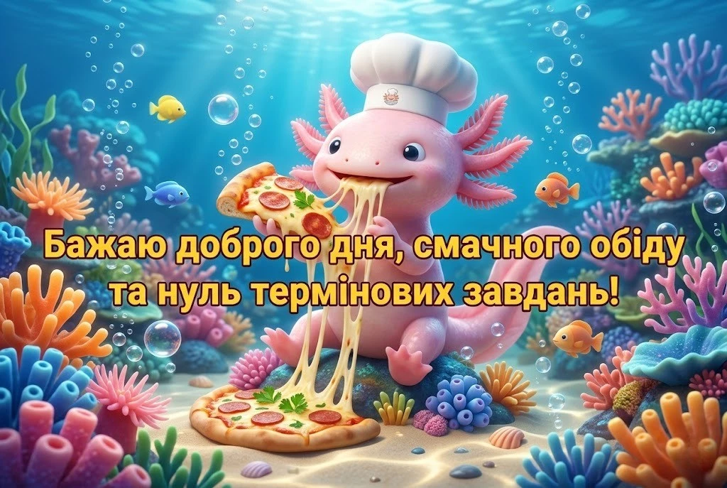 Найкращі побажання доброго дня українською у яскравих картинках та душевних листівках