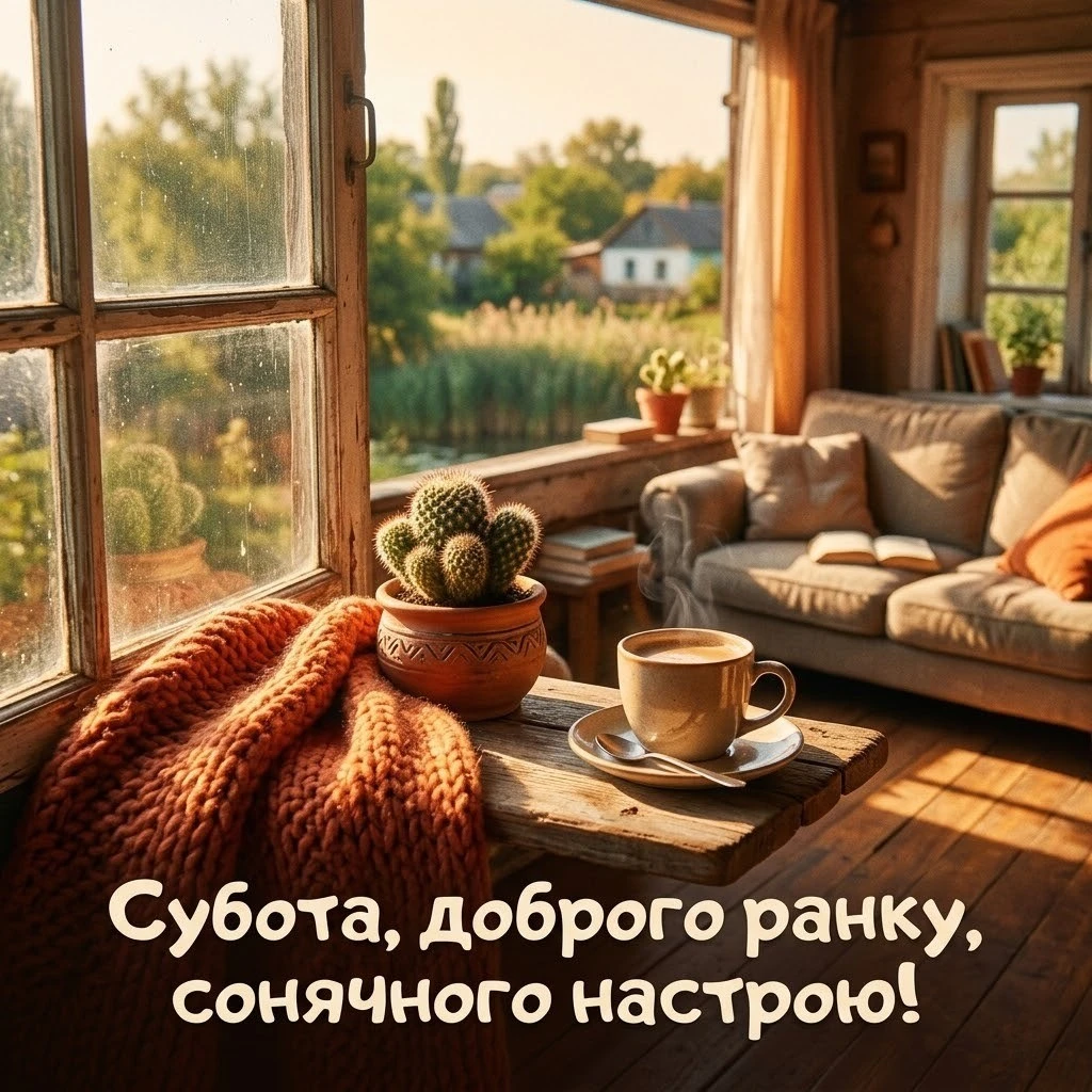 Субота, доброго ранку: найкрасивіші картинки та душевні побажання для затишних вихідних