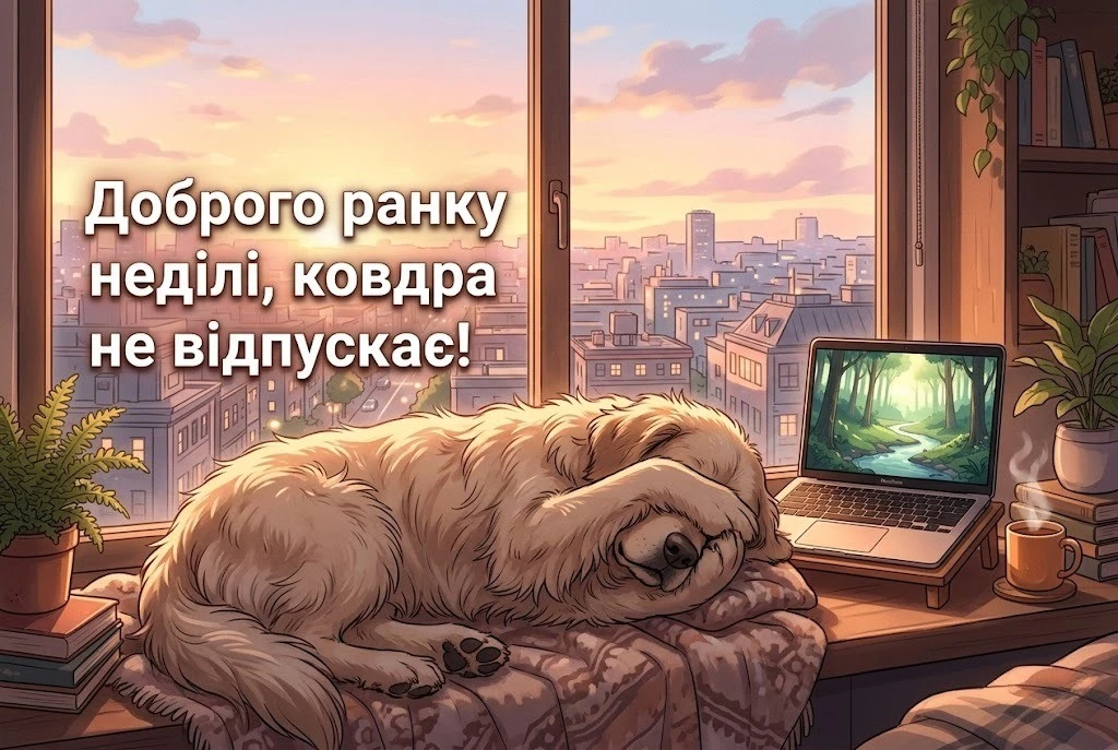 Неділя та доброго недільного ранку з колекцією найкращих картинок та побажань для душі