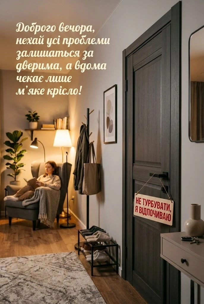 Найкращі картинки доброго вечора та мирної ночі для щирих побажань близьким