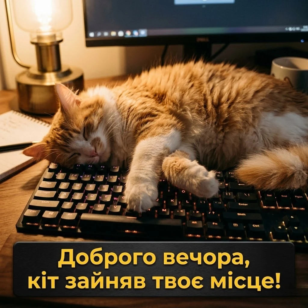 Найкращі картинки доброго вечора та мирної ночі для щирих побажань близьким