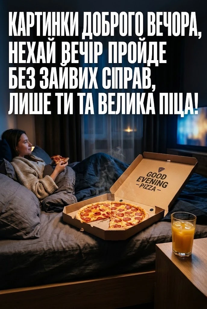 Найкращі картинки доброго вечора та мирної ночі для щирих побажань близьким