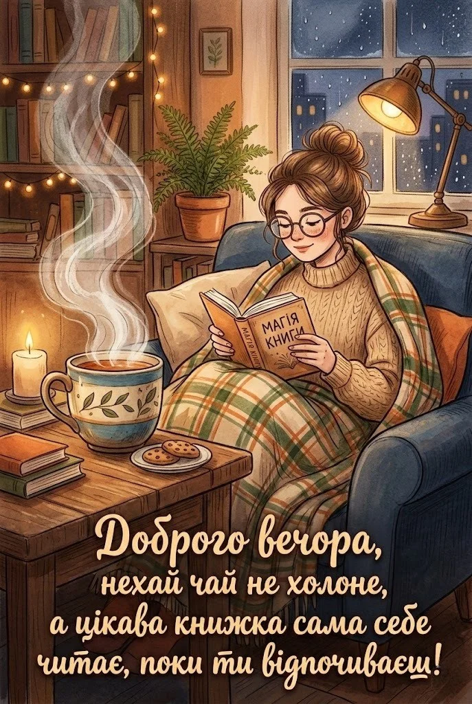 Найкращі картинки доброго вечора та мирної ночі для щирих побажань близьким