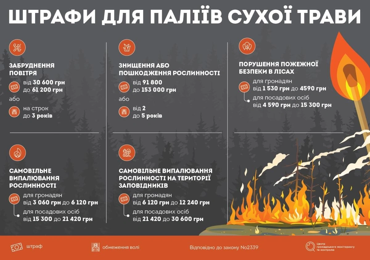 Ціна весняного прибирання: ковельські рятувальники попереджають про мільйонні збитки та штрафи