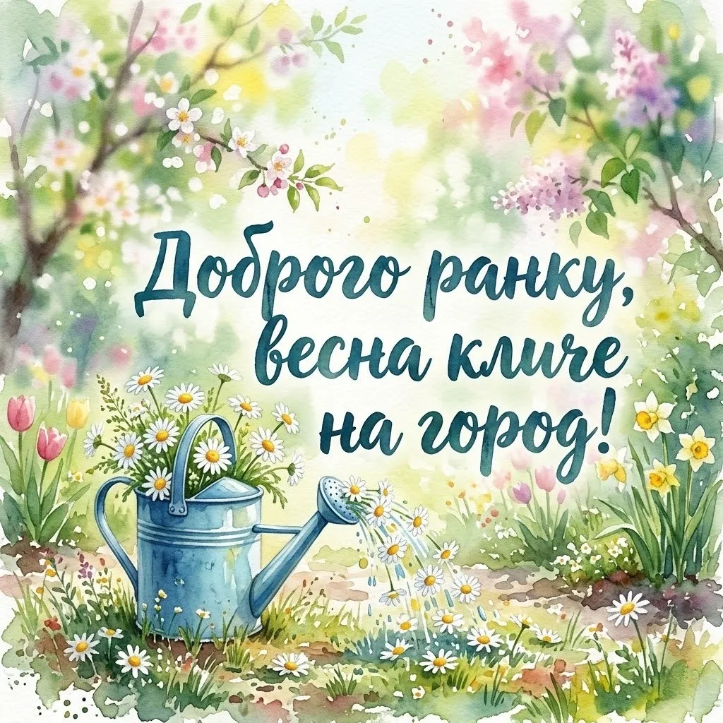 Доброго весняного ранку: картинки українською для натхнення та гарного настрою