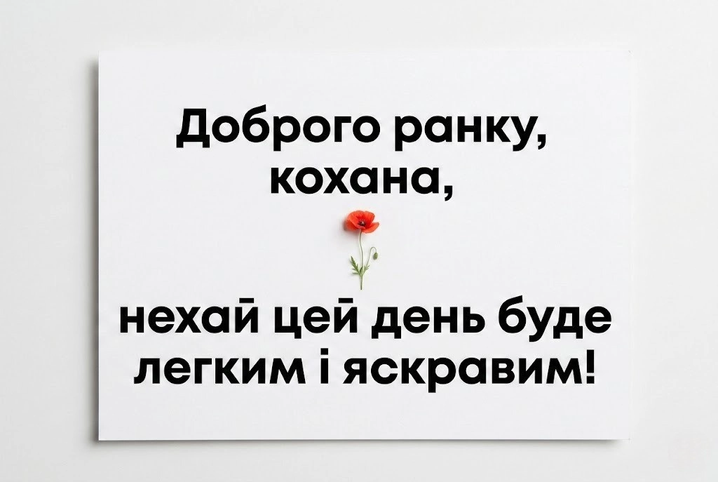 Доброго ранку, кохана: щирі побажання своїми словами та добірка прикольних картинок