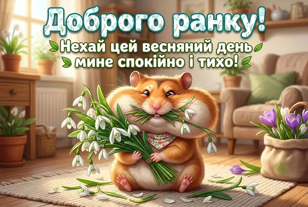 Доброго мирного весняного ранку: найкращі листівки та натхненні побажання для душевного настрою