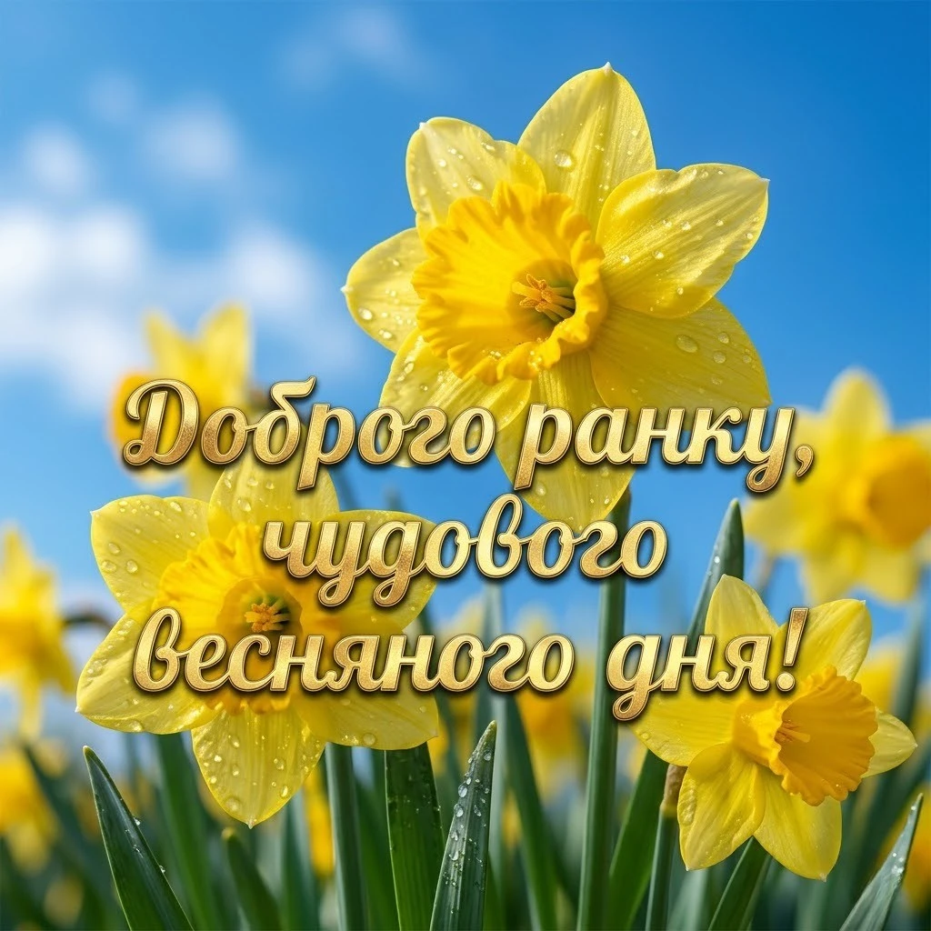 Доброго мирного весняного ранку: найкращі листівки та натхненні побажання для душевного настрою